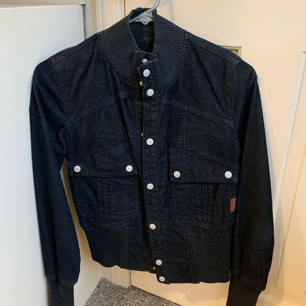 7 For All Mankind corduroy bomber-style jacket